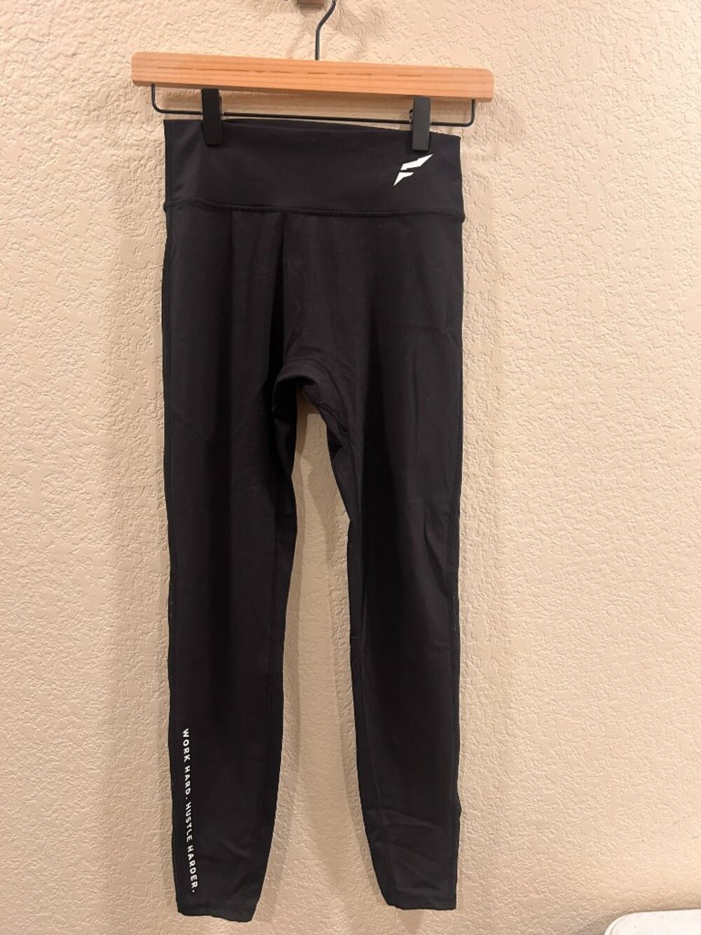 Flag Nor Fail Work Hard Hustle Harder Black size Medium